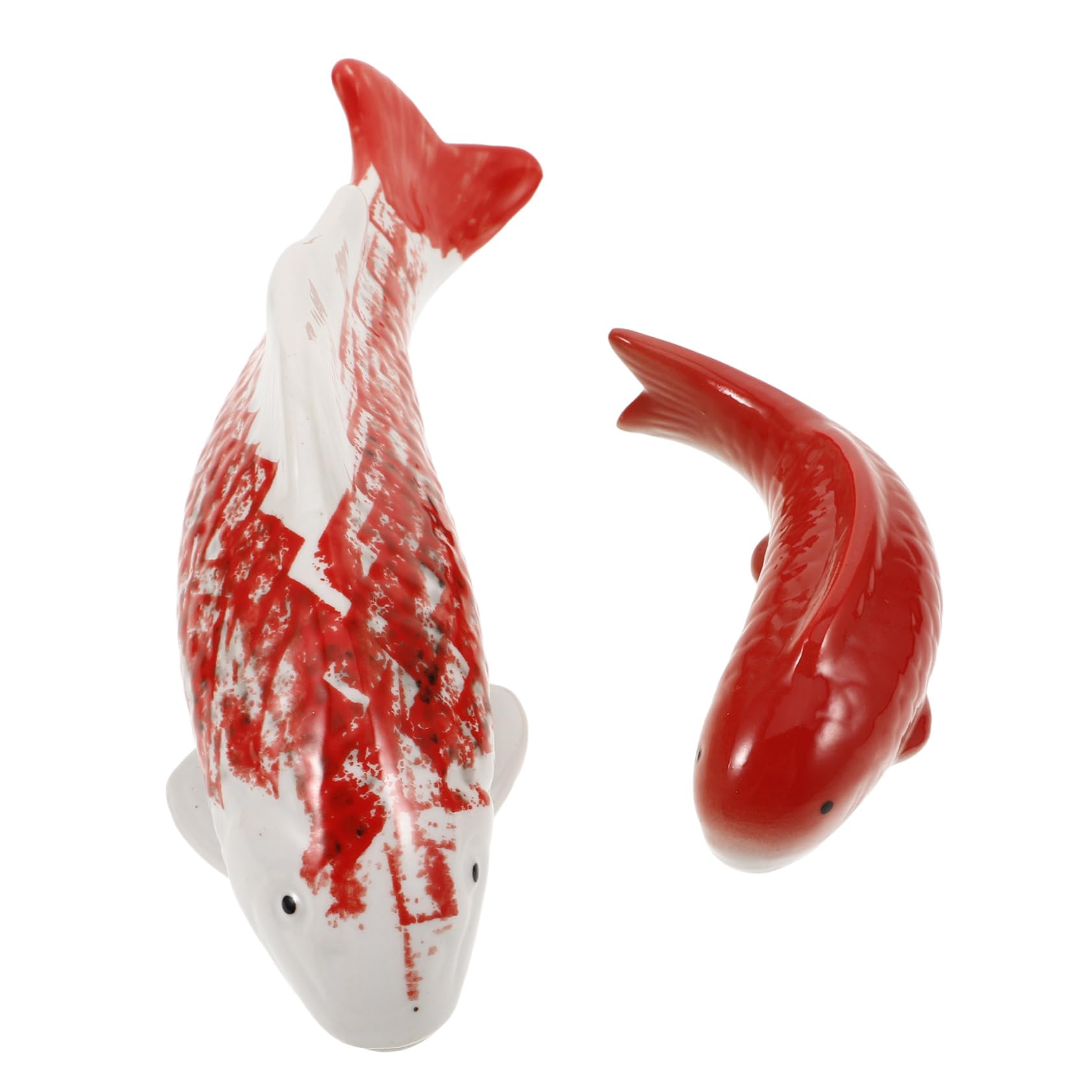 Kisangel 4stücke Keramische Fische Statue Für Aquarium Schwimmende Fischdekoration Kreative Tierfiguren Für Teiche Und Aquarien Langlebig Und Detailreich