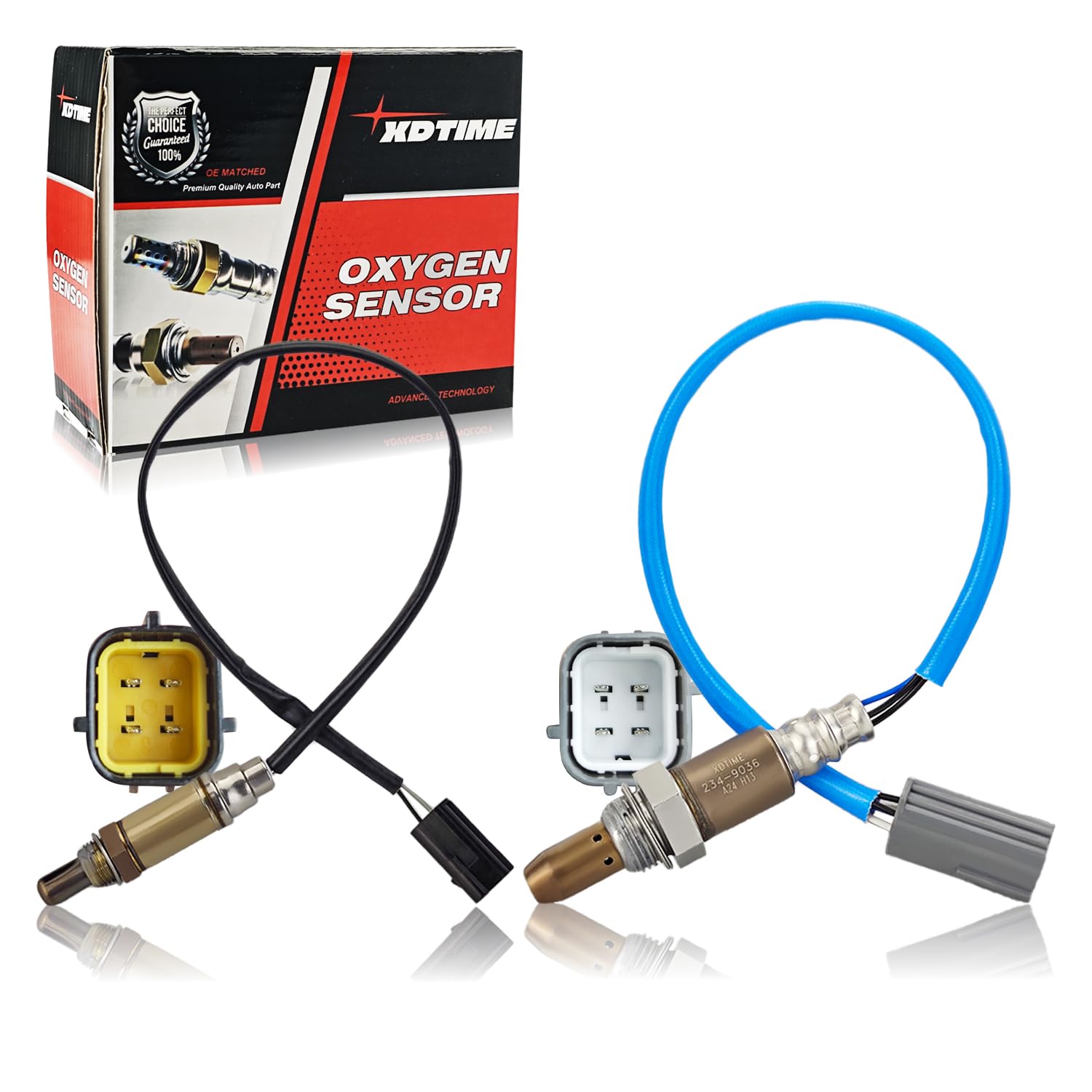 1 Set/2Pcs 234-4190 234-9036 O2 Oxygen Sensor Upstream and Downstream Compatible with Nissan Altima Rogue 2.5L 2008-2013