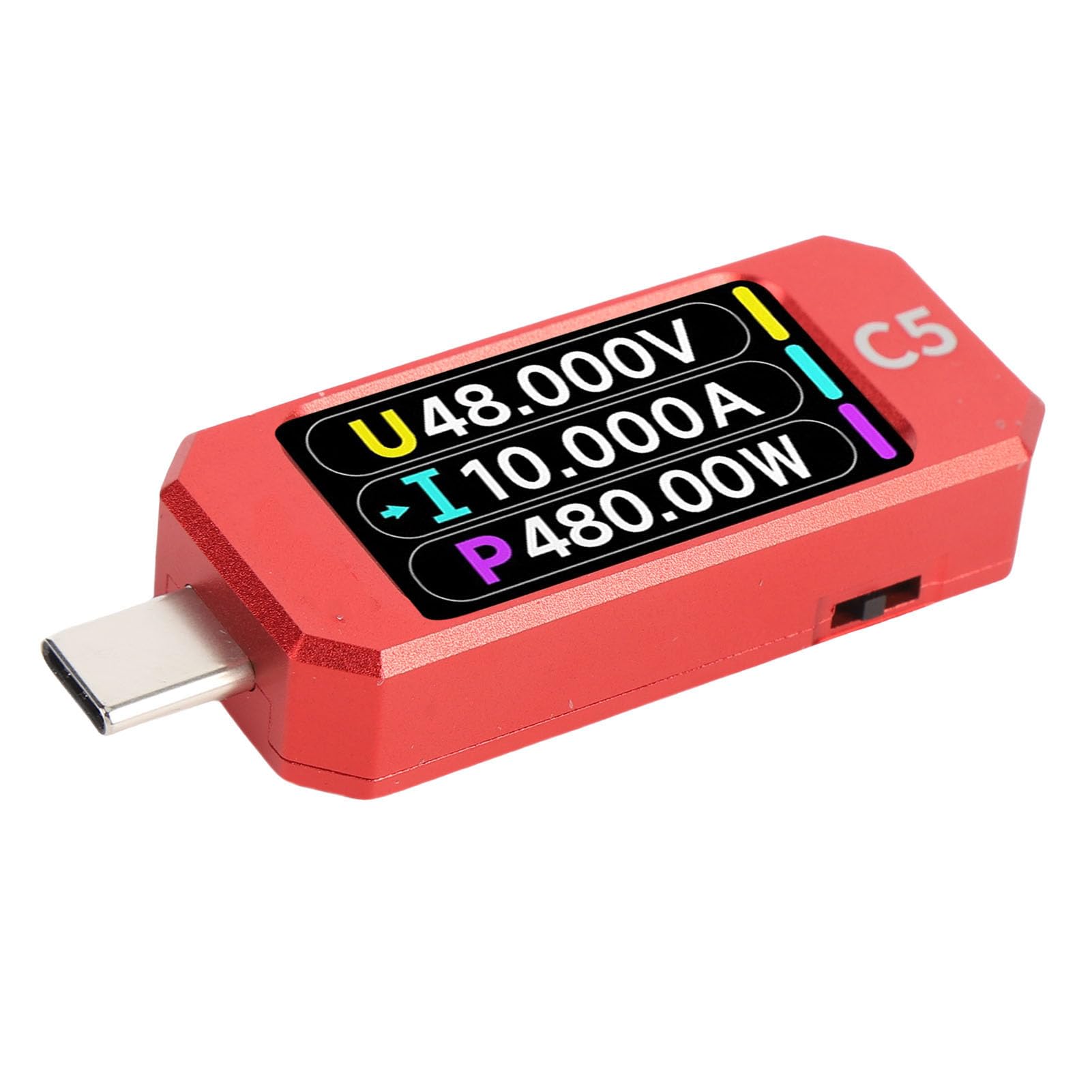 FTVOGUE Miernik Typu C, Tester USB z wydajnością 240 MHz do Pomiarów
