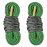 PINGMIC 2 Pack Gun Snakes - 223 Bore Snake, 22 Pistol Bore Snake - Precise Bore Snake Gun Rope Brush...