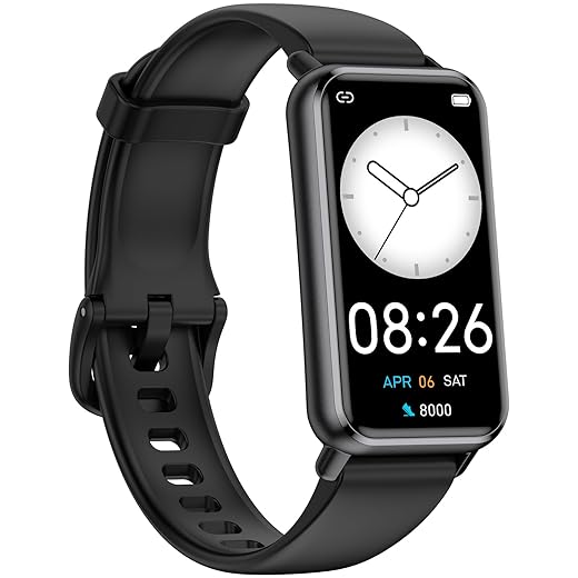 Slim Waterproof Fitness Tracker Watch