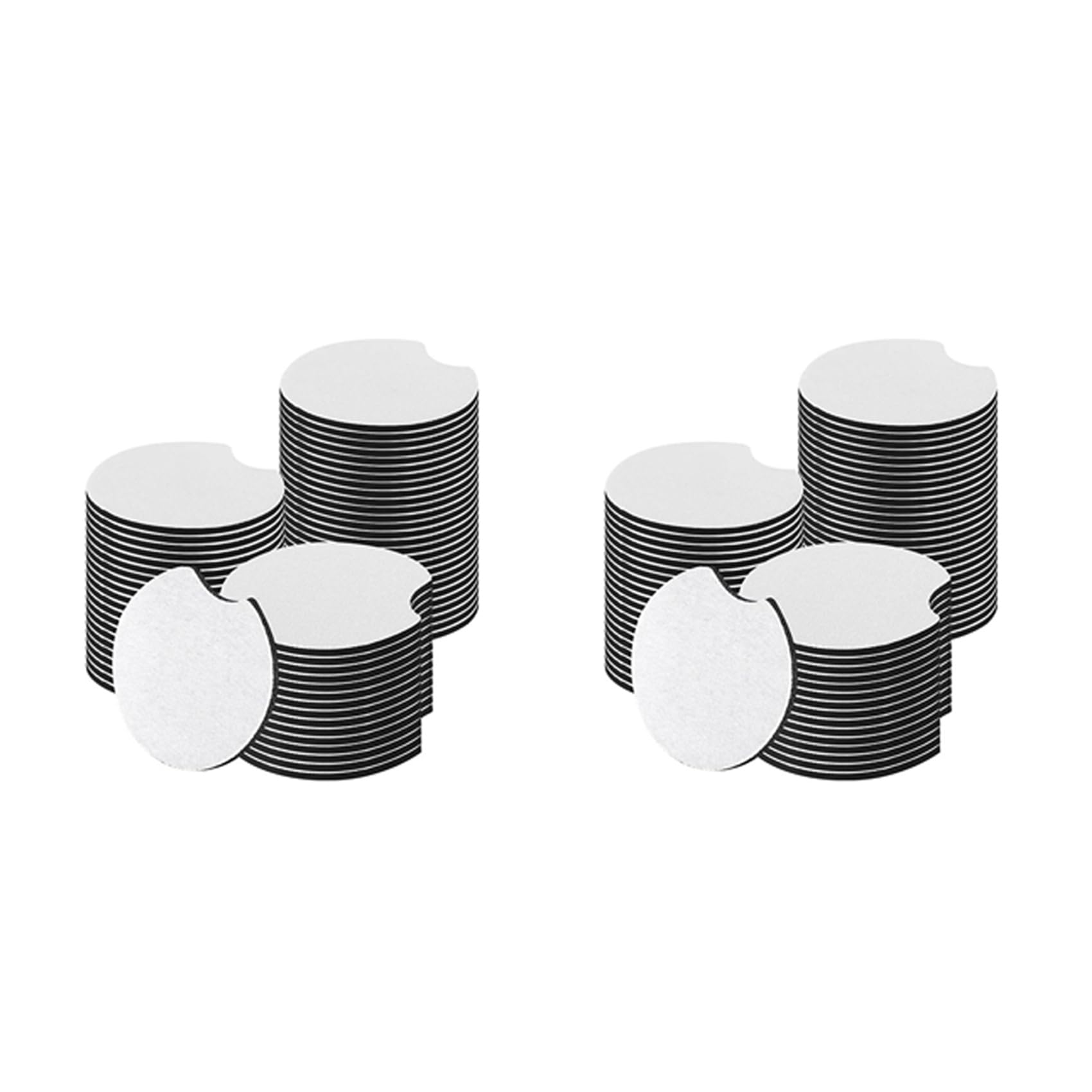 Hndhbfgrt Sublimation Blanks Products Sublimation Car Cup Coasters Blanks Mat for DIY Car Cup Coasters Painting Accessorie,30Pcs