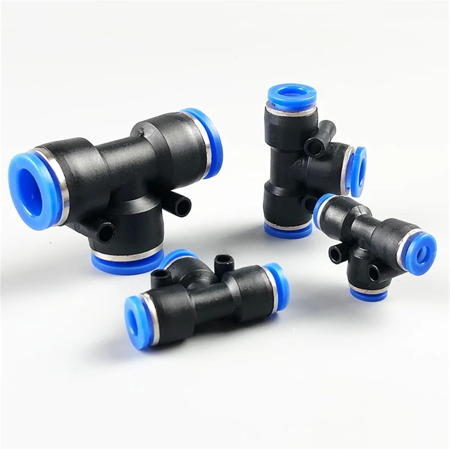 Pneumatic Fittings Connector Hose Tube Connectors Plastic PE PEG 4mm 6mm 8mm 10mm 12mm 100Pcs(PEG12-10)