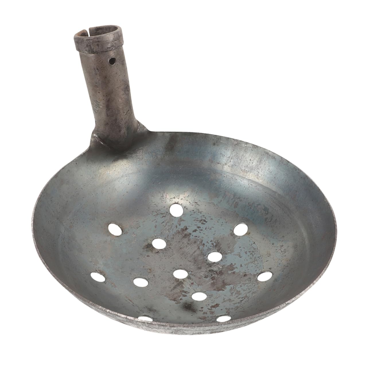 Milisten Durable Metal Muck Cleaning Reusable Scoop with Vertical Handle for Efficient and Drain Sludge Removal for Construction and Home Maintenance
