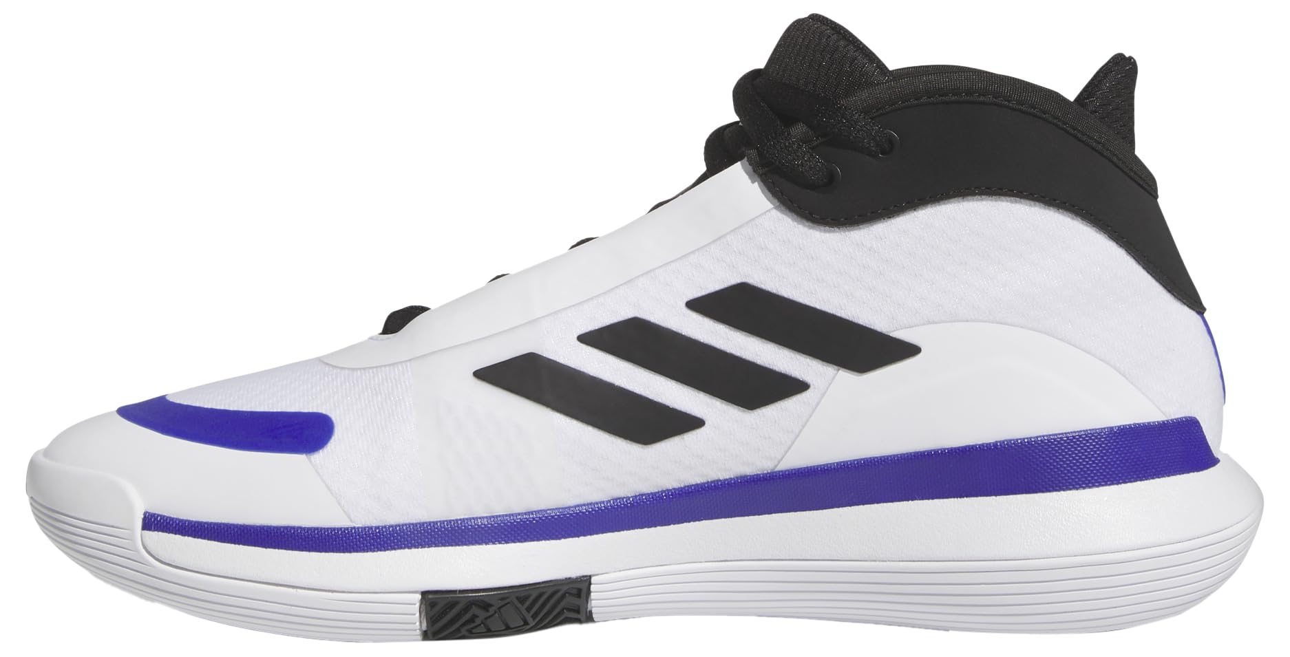 adidas Unisex Bounce Legends Low Trainers Basketball Shoes, Cloud White/core Black/Lucid Blue, 13.5 UK