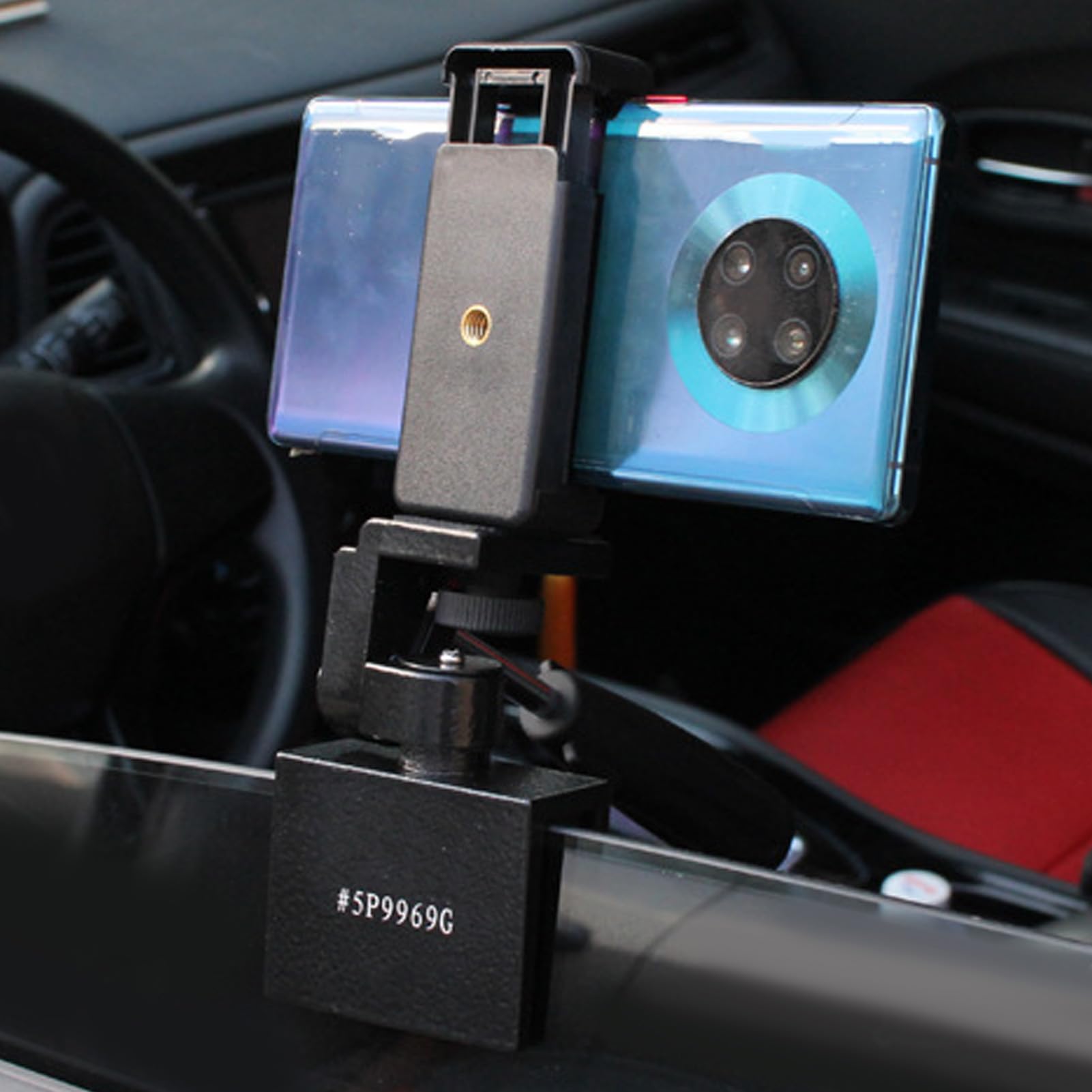 Soporte para Ventana de Coche para Telescopio Terrestre, Rotación de 360°, Soporte Universal de 1/4" para Cámaras DSLR, Binoculares, Telescopios y Observación de Aves