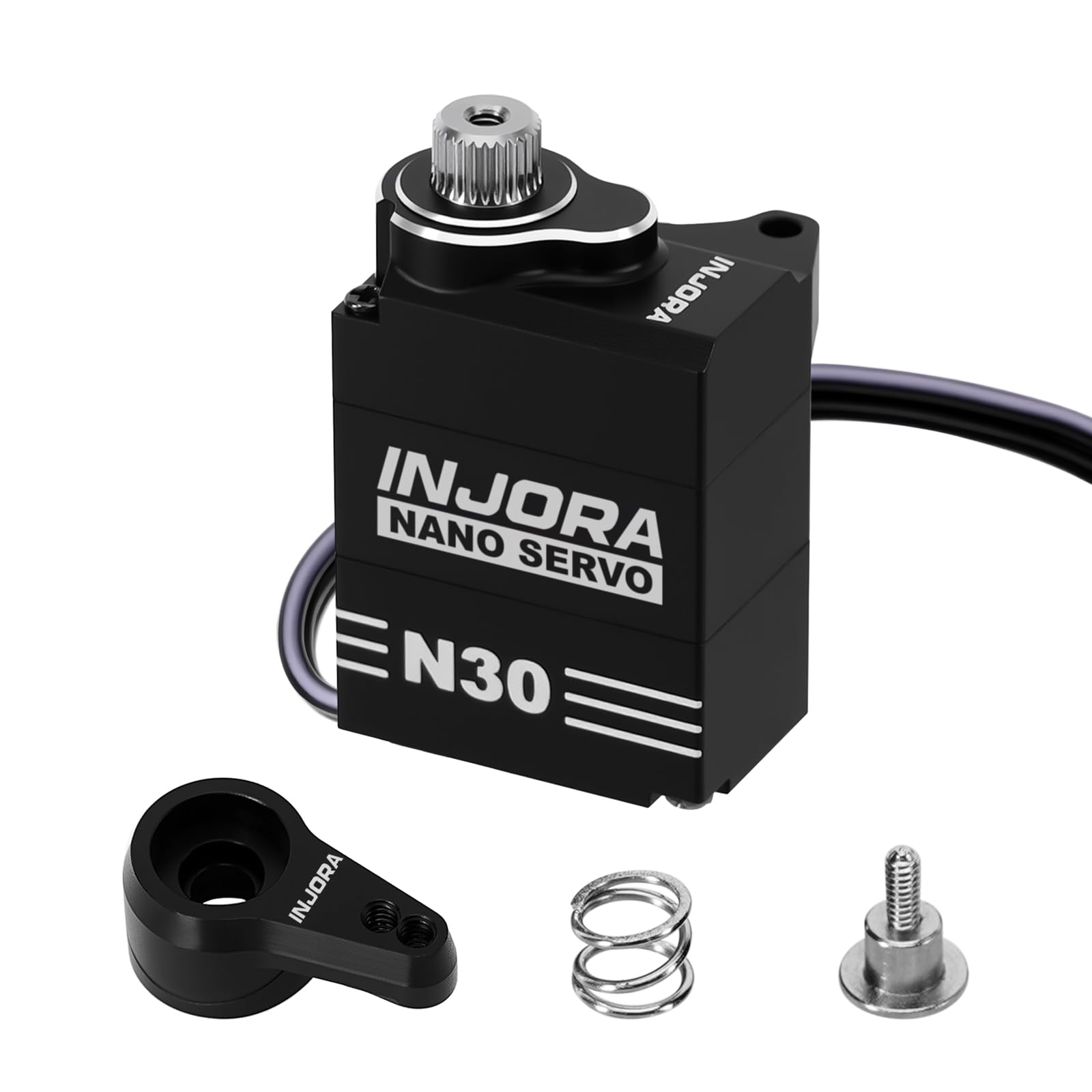 Amazon.com: INJORA Aluminum N30 Nano Servo with Servo Saver for 1