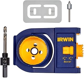 IRWIN Tools Door Lock Installation Kit, Bi-Metal (3111002)