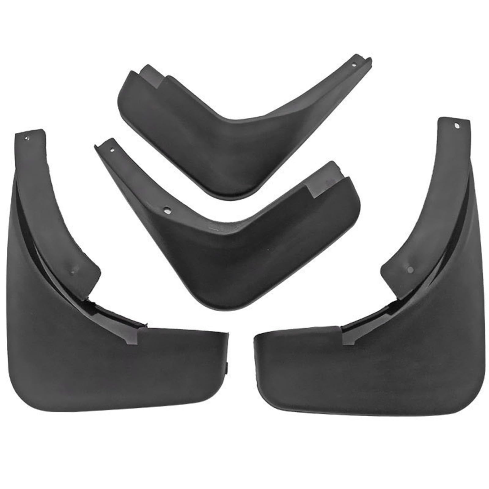 Car accessories mud flaps Audi A4 B8 garde boue plastique noir