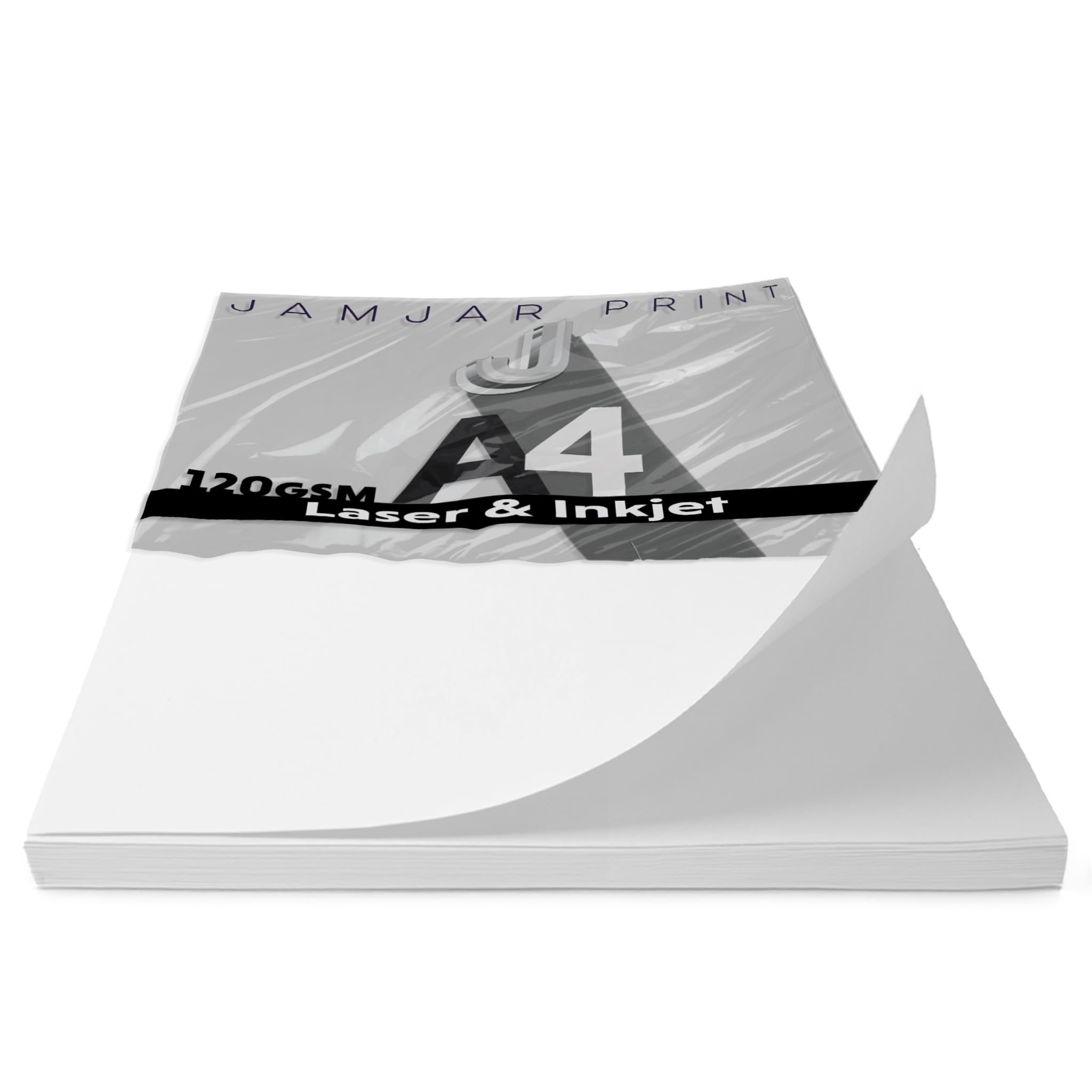 60 Sheets, A4 120gsm White Paper, Smooth Premium Quality for Home and Office Double Sided Stationery Ideal for Decoupage, Printing, Writing and Folding Creative Art and Children’s Crafts