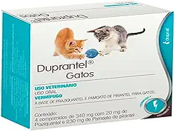 Duprantel Gatos Com 4 Comprimidos