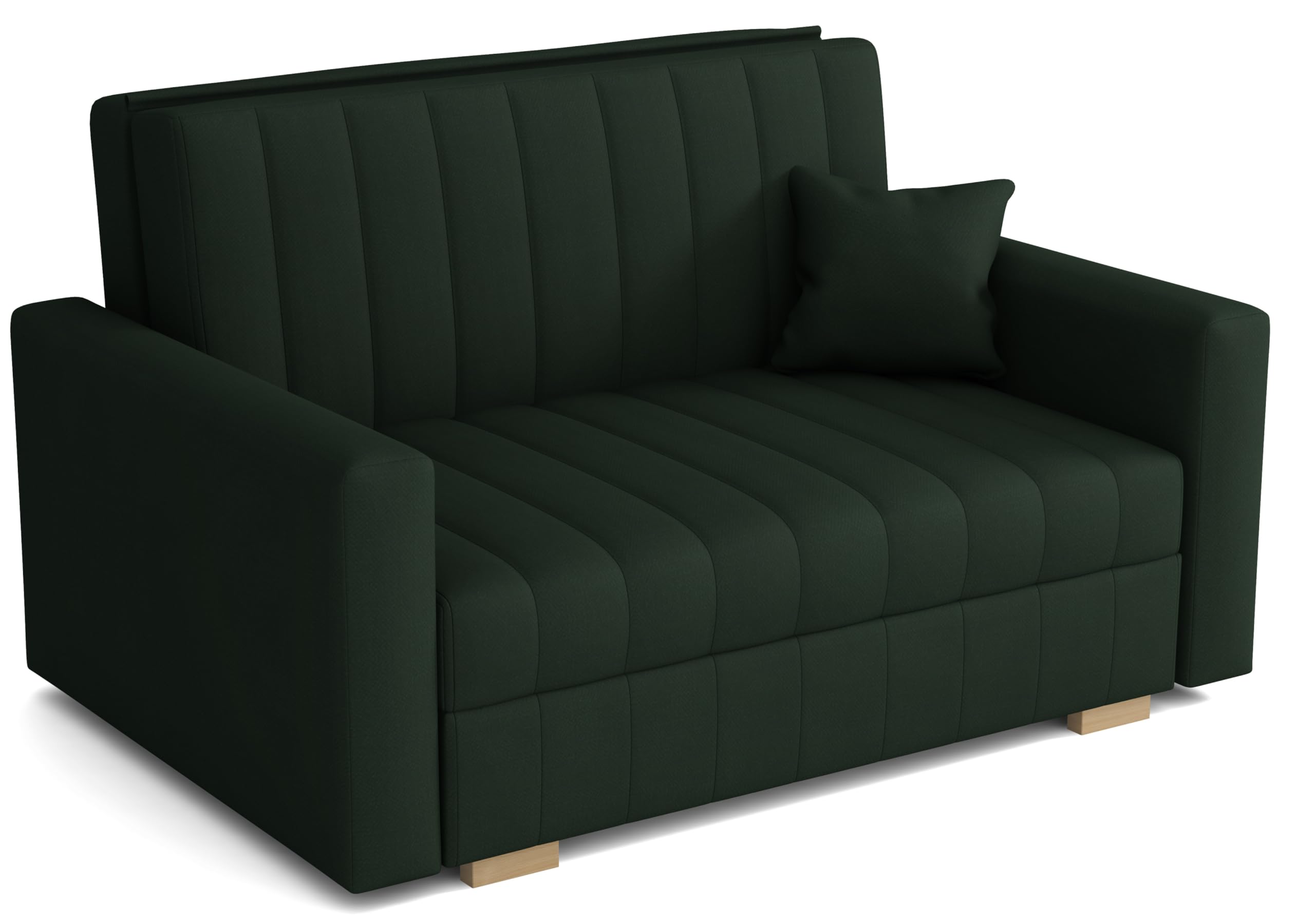 MEBLE-LUX Schlafsofa klein mit Bettkasten Zanzibar 2-Sitzer