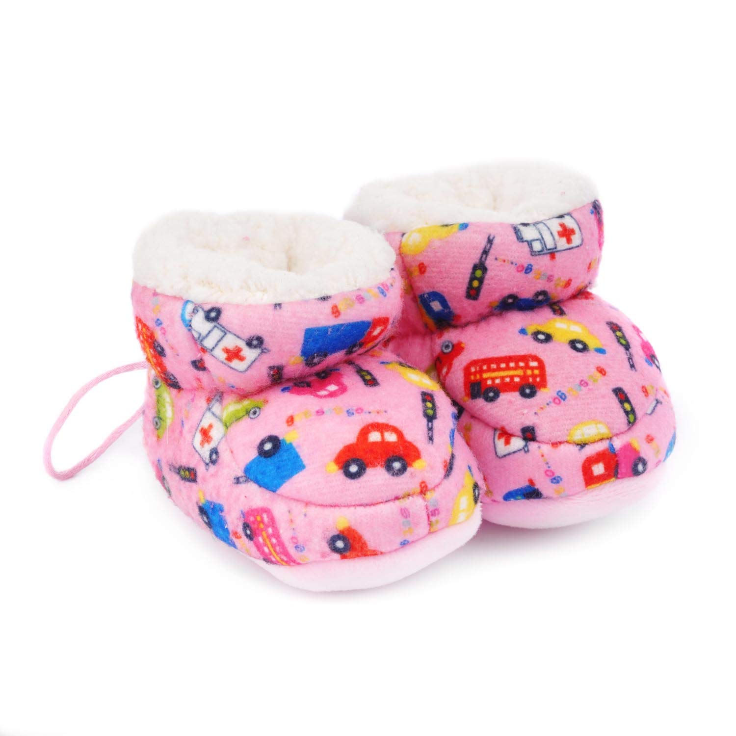Basics21 Baby Boy & Baby Girl Cute Cartoon Fancy Winter Infant Bootie/Booties Shoes With Soft Base For New Born Baby/Babies (3-12 months, Toe to heel length -12cm) (Pattern 2) (B083PVGRLS) Amazon Price History, Amazon Price Tracker
