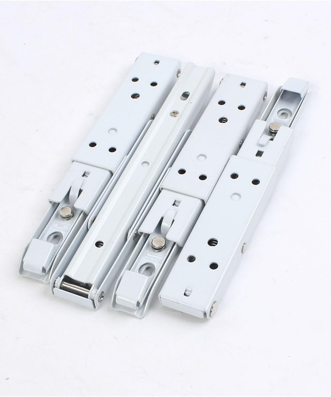 4 Pcs Door Hardware & Locks Right Angle Spring Loaded Folding Support Shelf Bracket Door Closers 8" Length