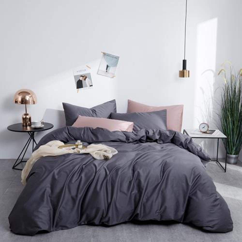 Set copripiumino 100% cotone egiziano 400 fili, biancheria da letto per hotel, bianco, super king size