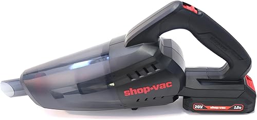 Miniatura 2 de Shop-Vac 5430087 Aspiradora de mano, recargable inalámbrica de litio de 20 V, diseño ligero, ideal para limpiezas rápidas en el hogar, garaje y