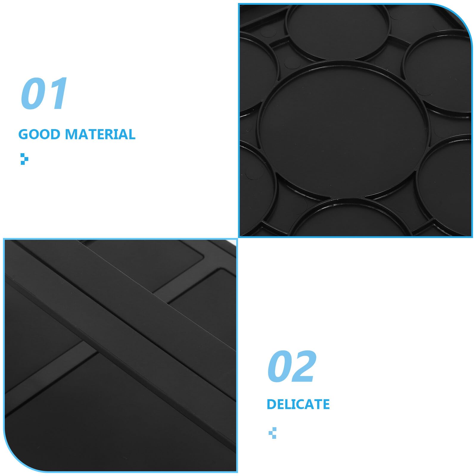 INOOMP Organizador Apilable para Maletero Asa y Mesa Pequeña, Caja Plegable Resistente al Agua para Picnic y Viajes de Camping