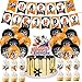 Naruto Partyzubehör Zubehör Luftballons Geburtstag, Party Dekorationen Set Party Supplies Cupcake-Topper, Banner, Luftballons für Babyparty, Kindergeburtstag
