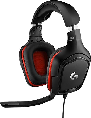 Logitech G332 Auriculares estéreo para juegos para PC, PS4, Xbox One, Nintendo Switch (renovado)