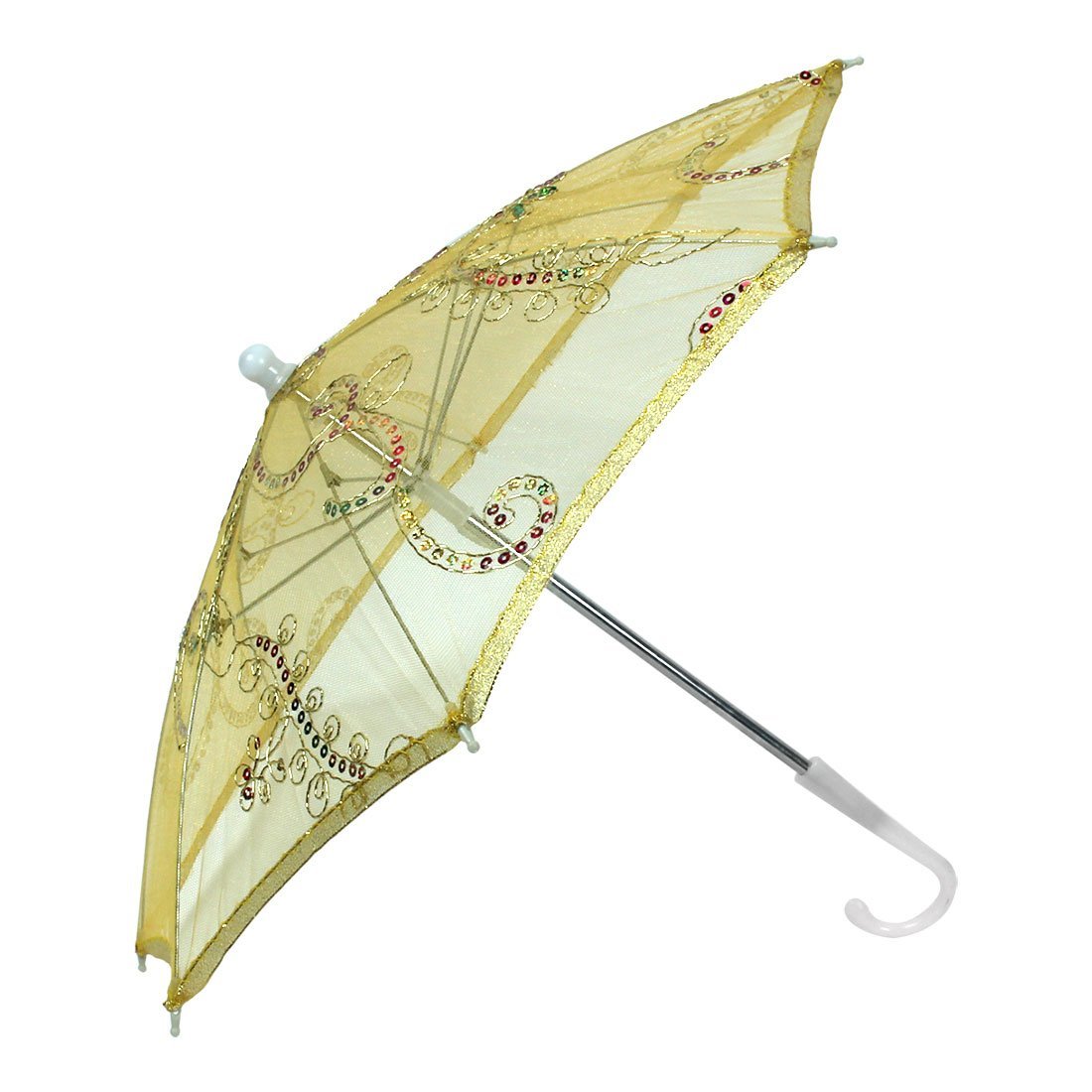 INFISPACEHandmade Mini Lace Parasol Umbrella for Wedding Decor, Photoshoot & Party props (12 Inches)