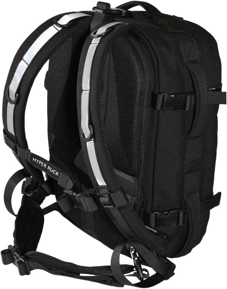 HYPERWEAR Hyper Ruck® 20L Rucking Backpack – Modular Load System, Laptop & Plate Sleeves, Fitness, Hiking & EDC (Empty)