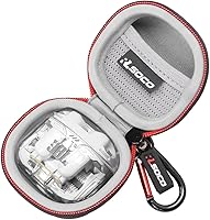 Vista 2 de RLSOCO Funda rígida para audífonos JBL Tune Flex/Tune Flex 2 con cancelación de ruido verdaderamente inalámbricos, color negro, a prueba de golpes