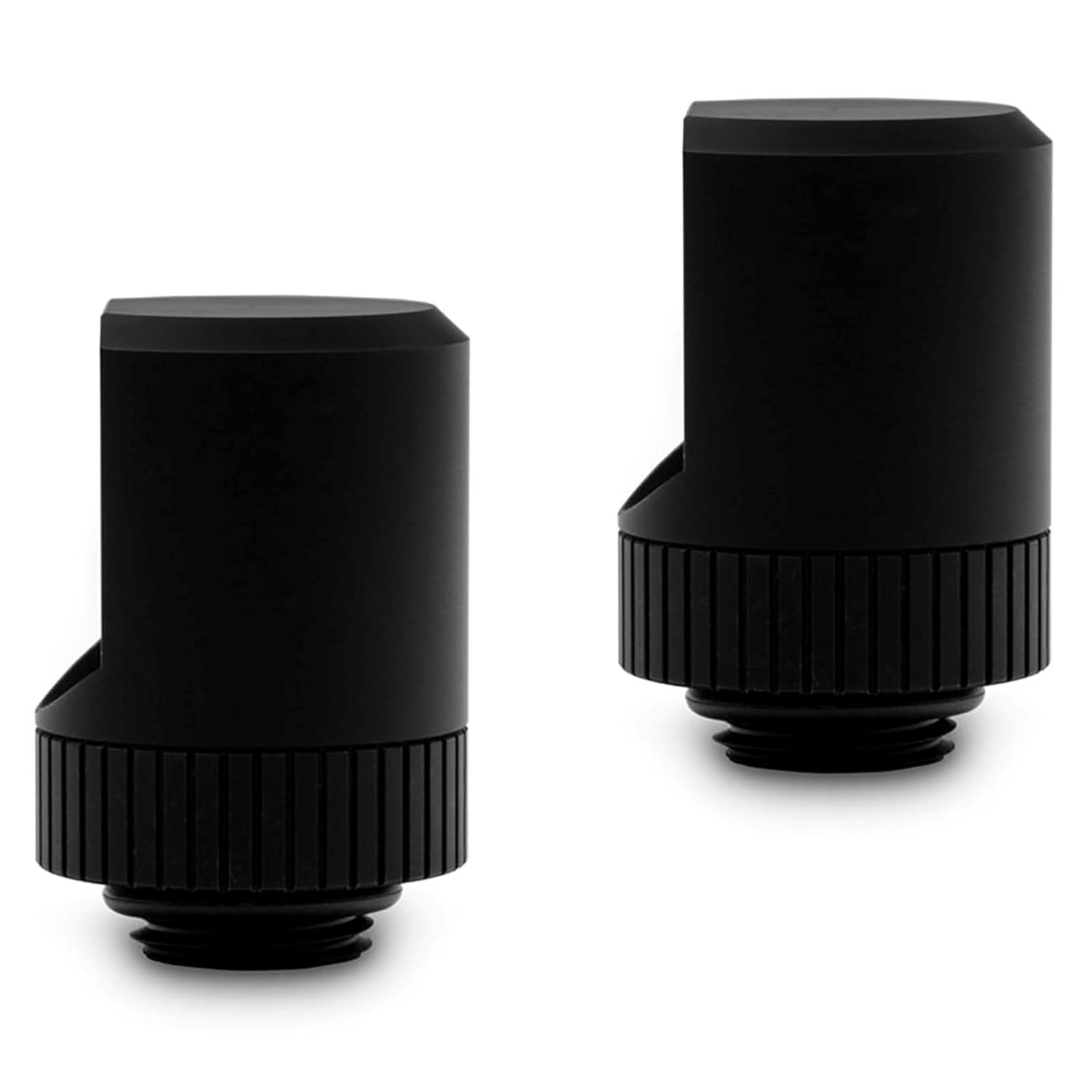 EKWB EK-Torque 90 Degree Angled Rotary Fitting, Black, 2-pack