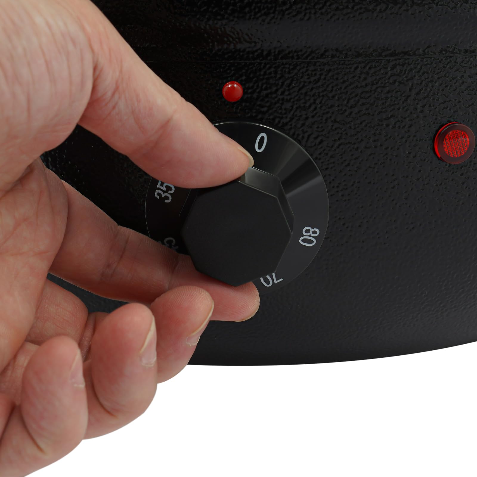 Olla de sopa eléctrica de acero inoxidable WS-L10 con Endobiliar Desmontable Conservación Calor Temperatura Controlable 35-80°C para mantener caliente muchos alimentos