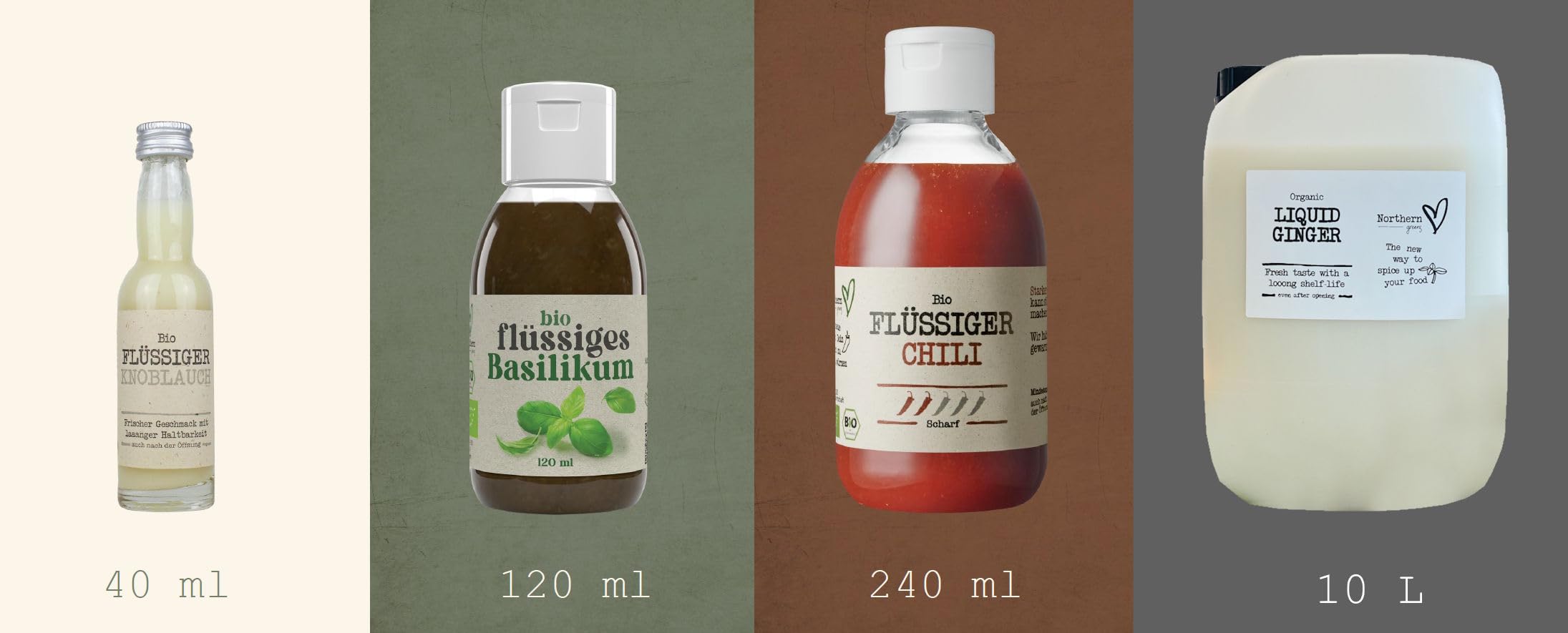Northern Greens - Flüssiger Ingwer, Bio zum würzen Squeezebottle 240g, Menge:2 Stück
