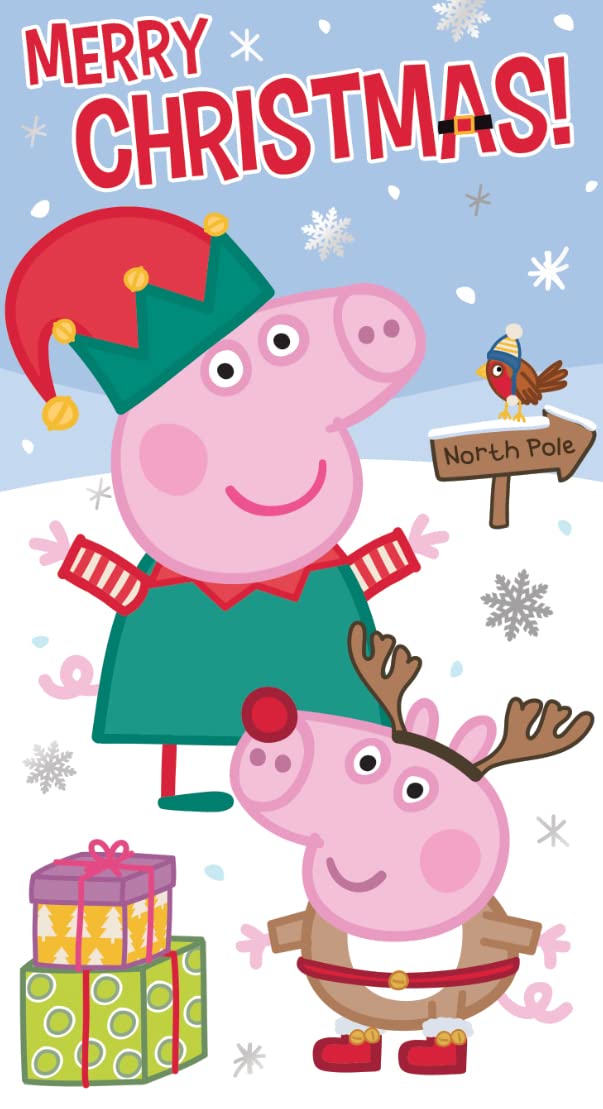 Danilo Promotions PGX06 - Biglietto Di Natale Ufficiale Peppa Pig