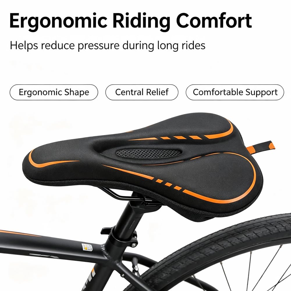 Coprisella per Bicicletta per Specialized Camber Expert 29 2018 | Morbido Coprisella Bici, Copri Sella Bicicletta Comoda in Memory Foam a Doppio Strato
