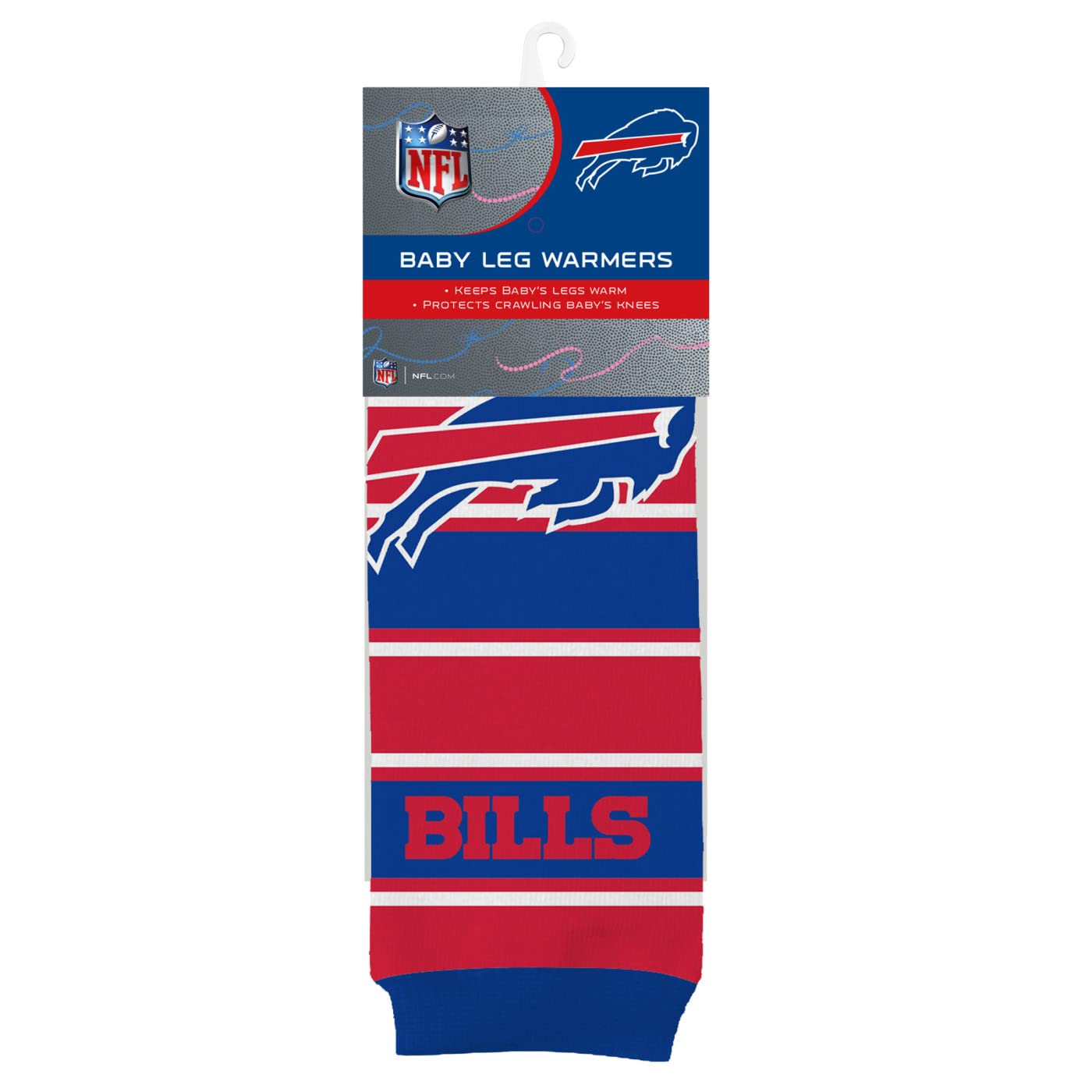 Baby Fanatic Officially Licensed Toddler & Baby Unisex Crawler Leg Warmers - NFL Buffalo Bills
