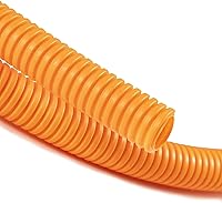 Vista 20 de ZhiYo 10 pies 1" Conducto de alambre dividido para telar, cubierta flexible para auto