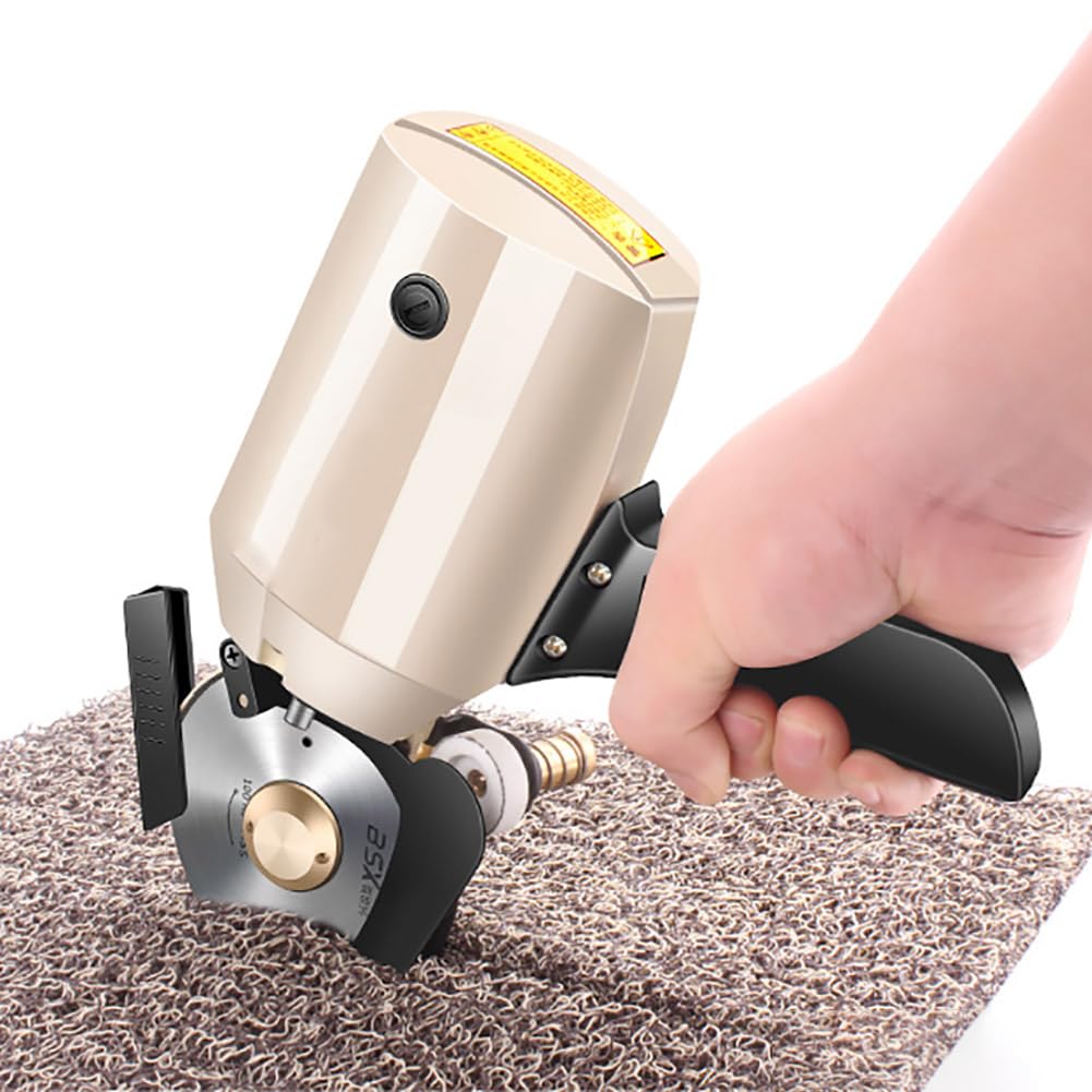 Ciseaux Électriques Multicouches pour Tissus, Coupe-Tissu Rotatif Électrique, Épaisseur De Coupe Maximale De 35 Mm, Machine De Coupe De Tissu À Lame Ronde