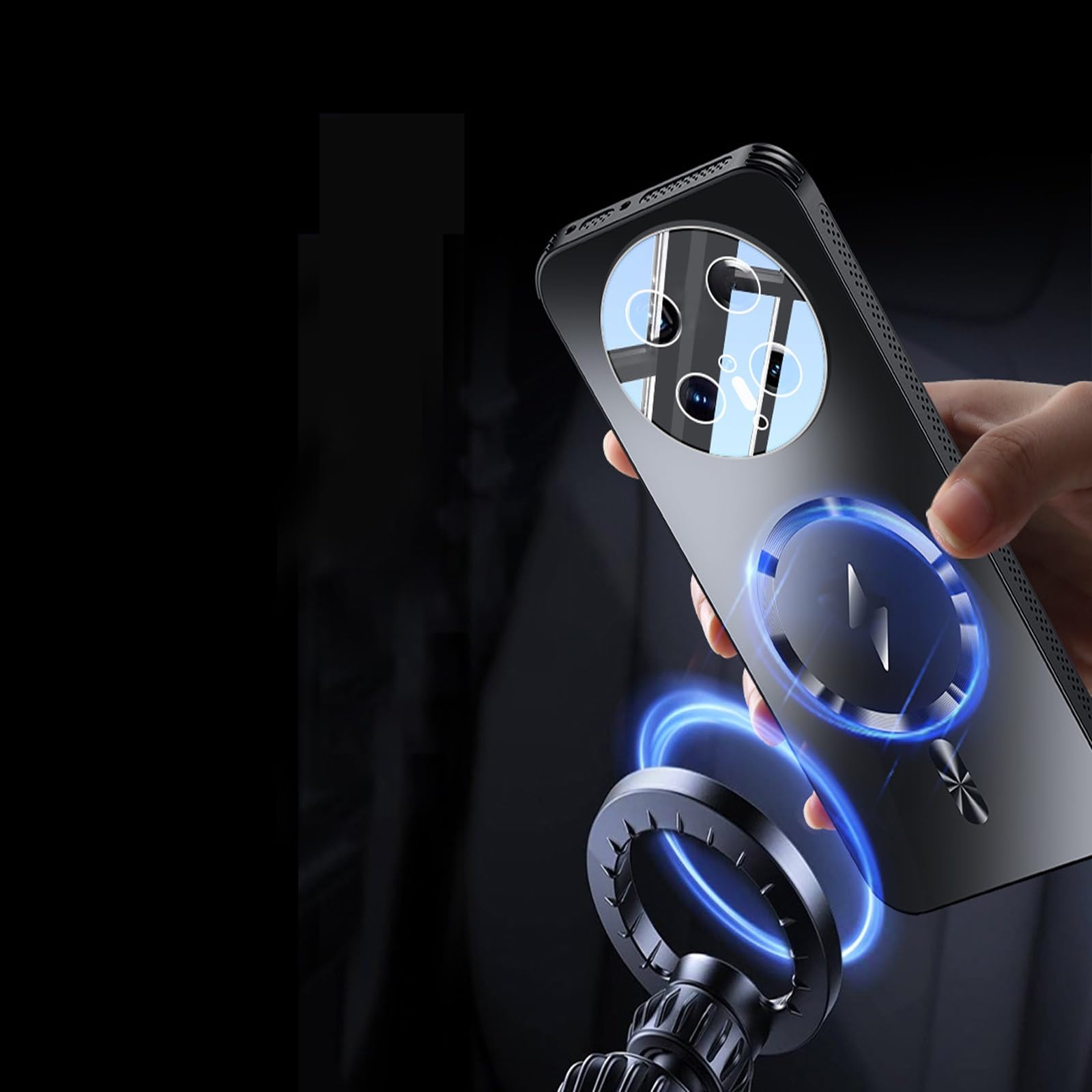 Etui do Huawei Pura 80/80 Pro/80 Pro+/80 Ultra, ochrona przed upadkiem, etui rozpraszające ciepło, osłona obiektywu urządzenia (metal, 80)
