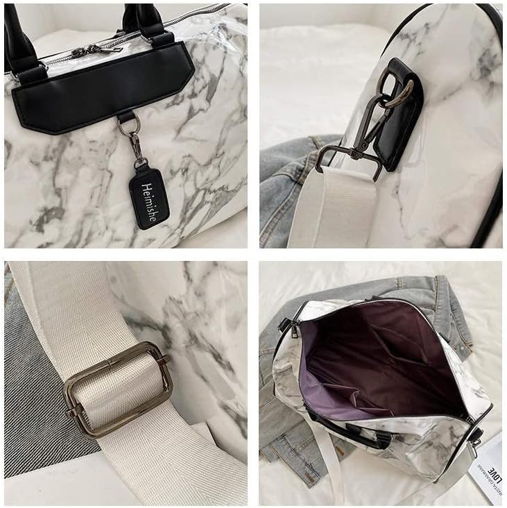Marble gym, travel, weekender, carry on, crossbody large duffel bag, Sports tote 3 Marble gym, travel, weekender, carry on, crossbody large duffel bag, Sports tote
