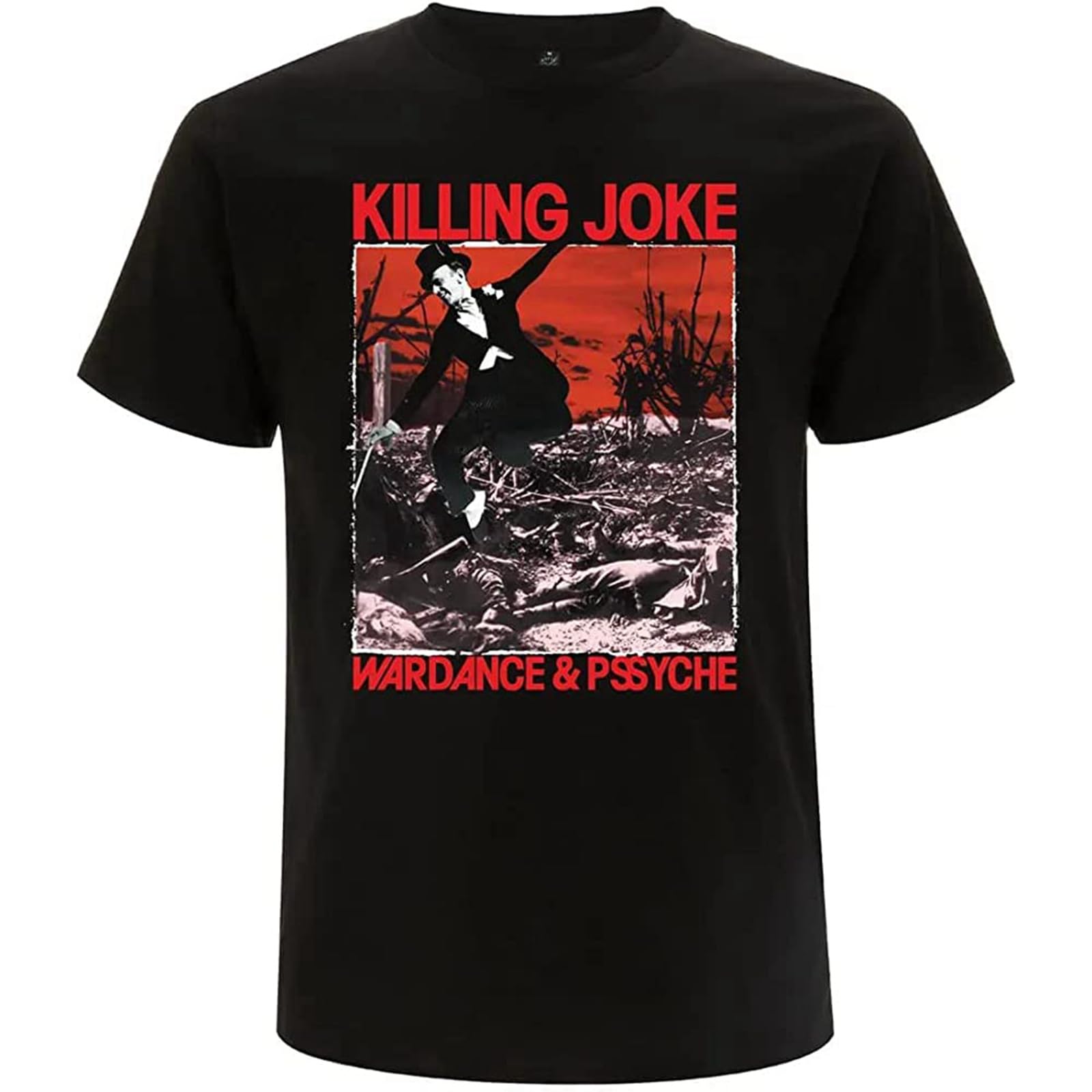 Killing Joke Wardance & Pssyche T-Shirt Mens Tee Unisex Shirt Black XL