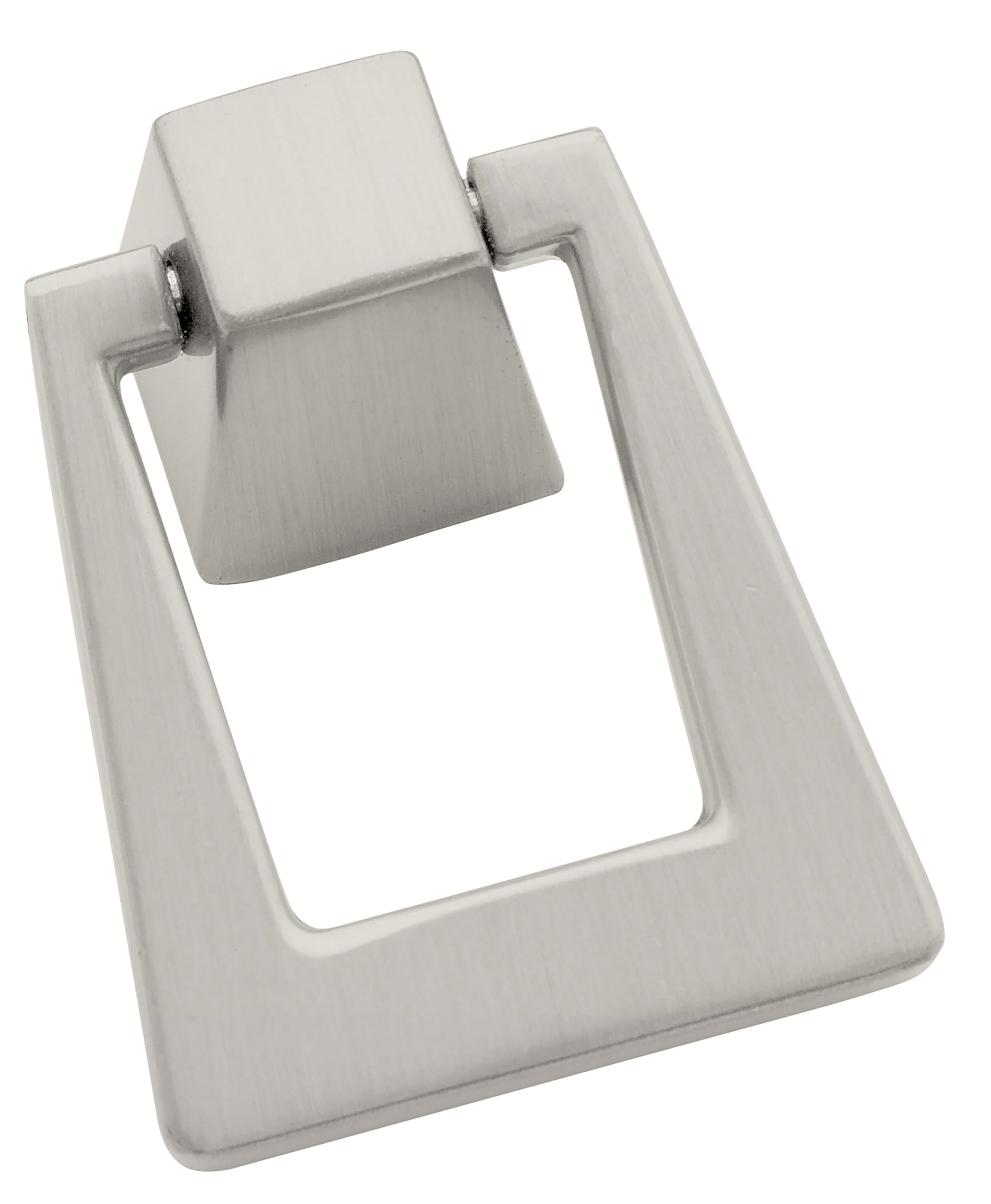 Amerock | Cabinet Pendant | Satin Nickel | 1-13/16 inch (46 mm) Length | Blackrock | 1 Pack | Cabinet Knob | Drawer Knob | Cabinet Hardware