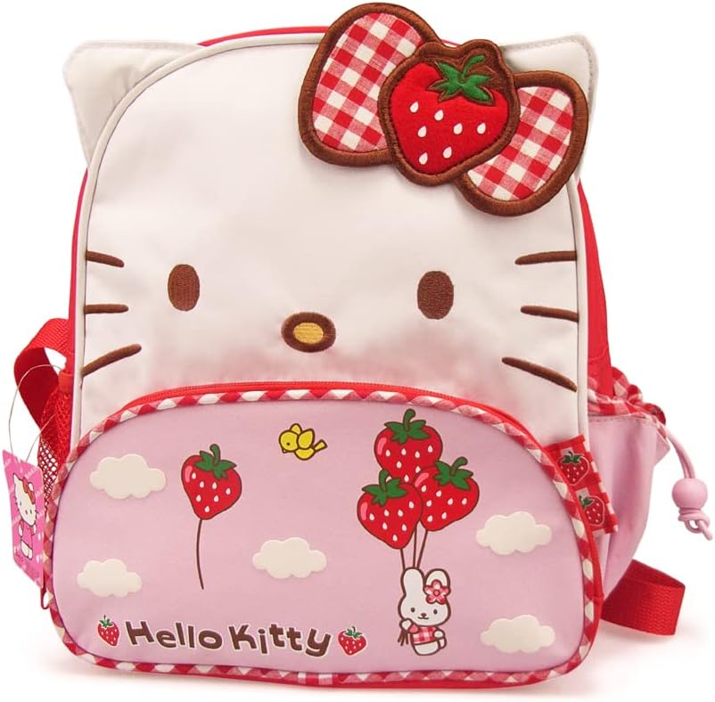 TOMVAESKawaii Cartoon Backpack, Pink Cat College Bag Laptop Bookbag for Women Girl,Kids Travel Schoolbag,School Backpack for Girls,Kids School Bag, kids backpack with lunch box, butterfly backpack