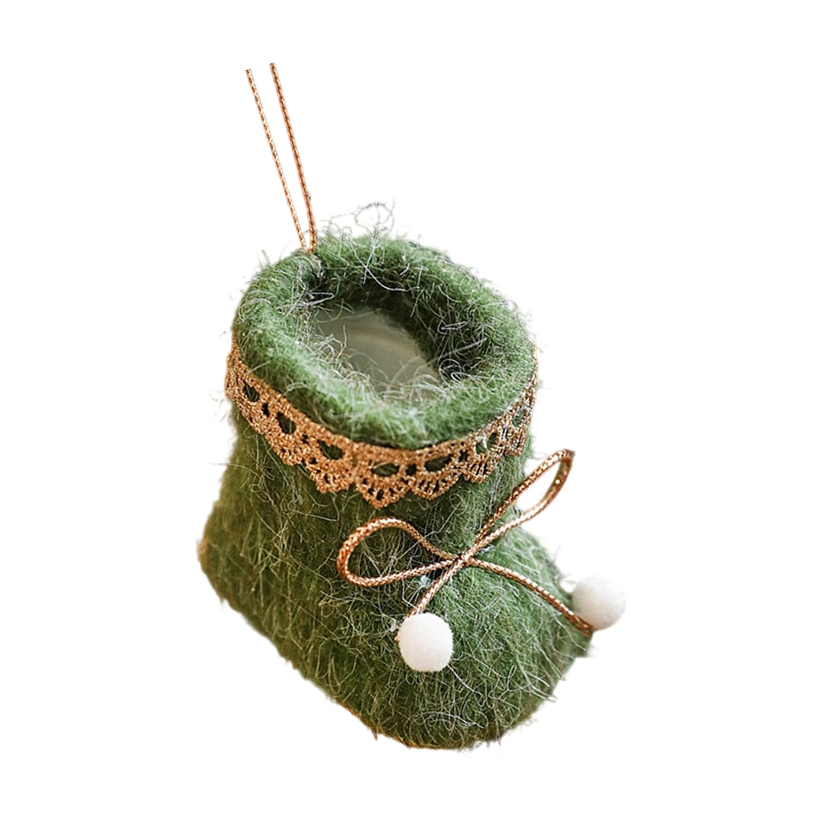 Buxuaaaa C Hristmas Tree Hanging Decorations Plush Boot Glove Ornaments Small Size Multiple Purpose Joyful Accessories Lovely Hristmas Tree Boot Decors