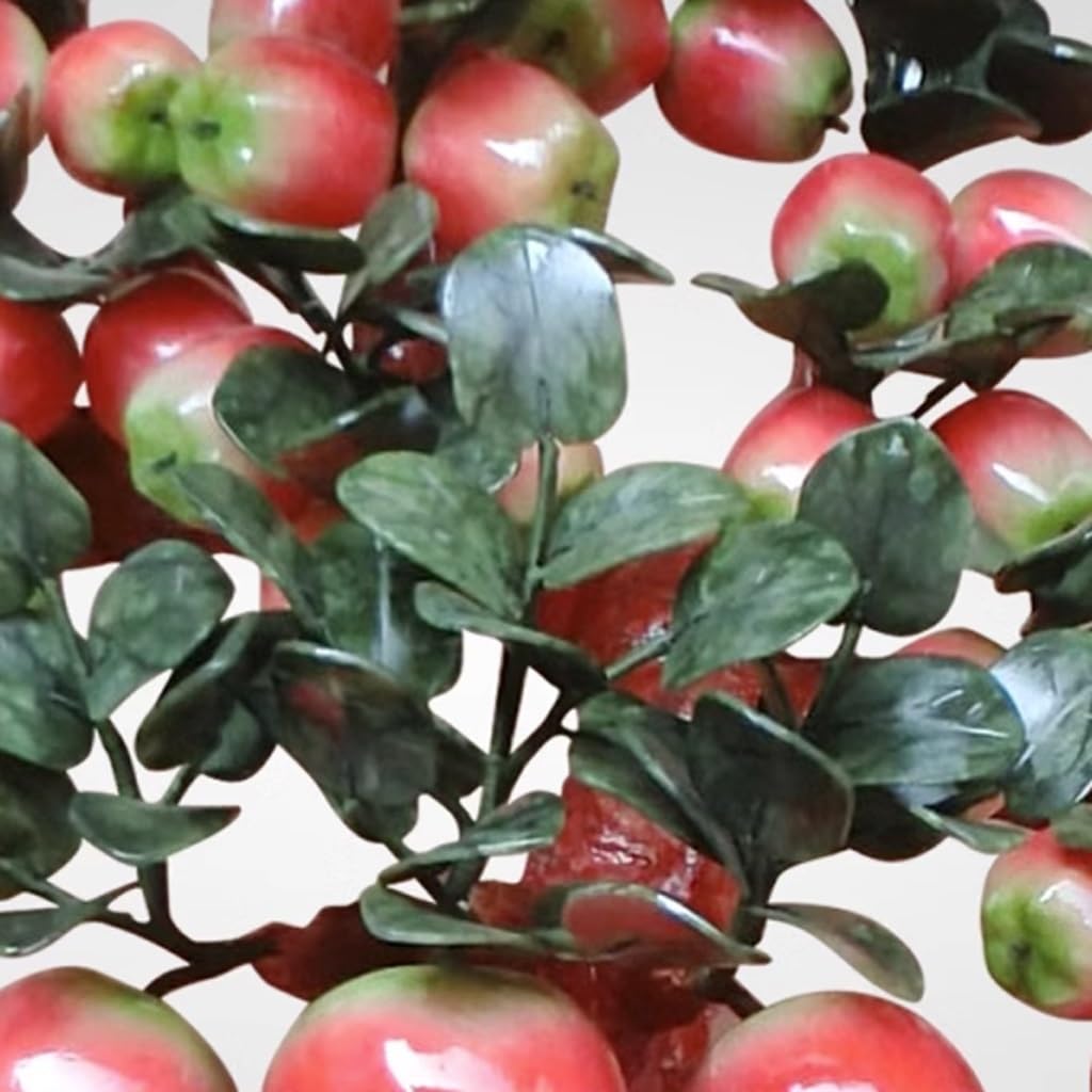 CHICKEN Piante Decorative Artificiali Jade Apple Tree Lobby Company Apertura Giada Pianta in Vaso Ingresso Soggiorno Decorazione Decorazione Domestica Artigianato Piante da Appartamento Finte
