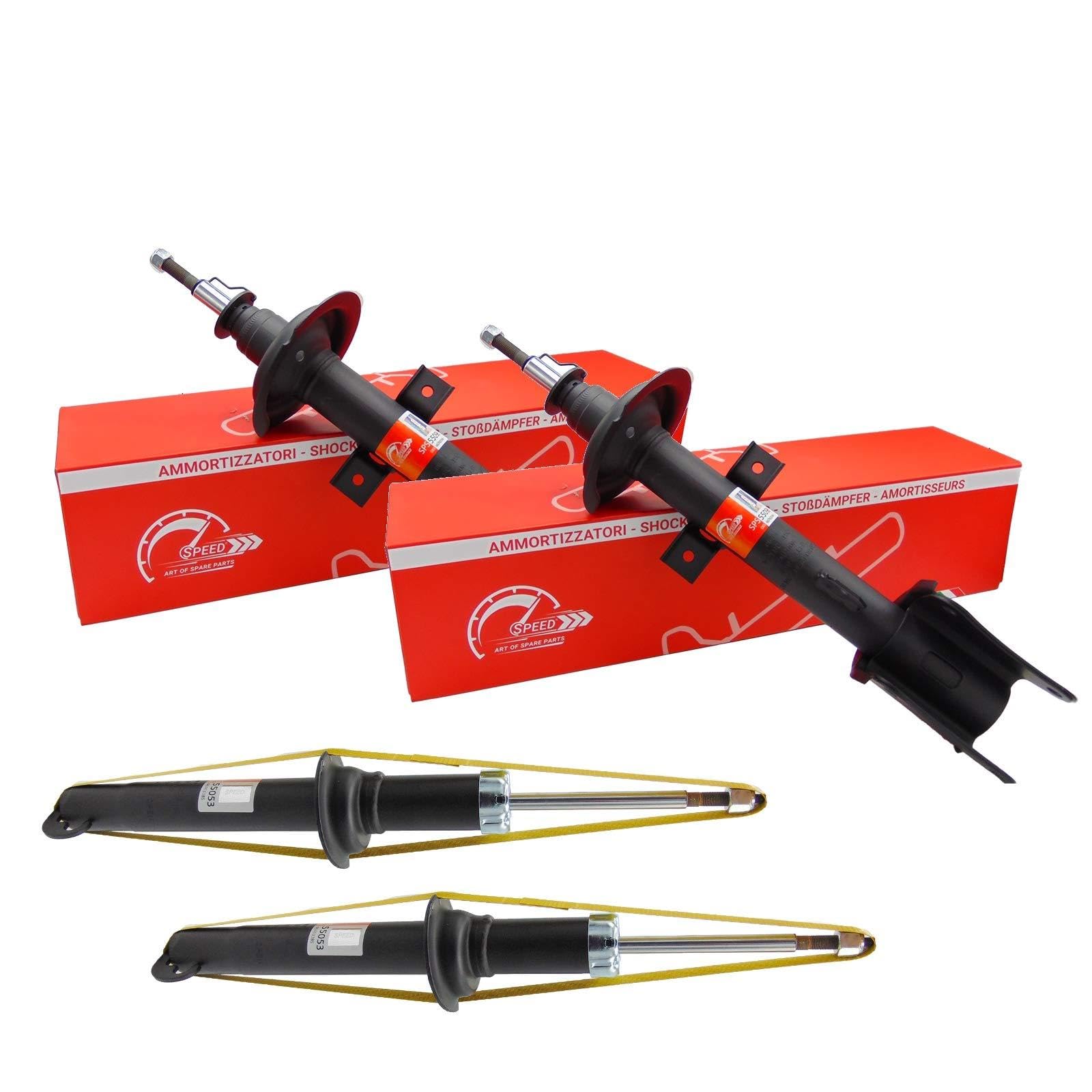 ricambi auto smc Kit 4 AMMORTIZZATORI Originali Speed SPS55053 + SPS55096 (Ant + Post)
