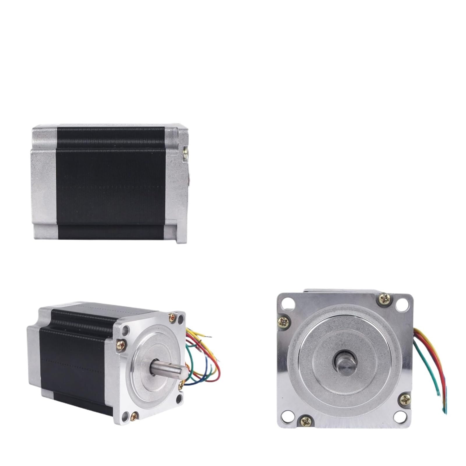 GJZIFGFWQ Stepper Motor 3pcs Nema23 76mm 23HS8430 1.8Nm 270Oz-in 3A 4 Wires