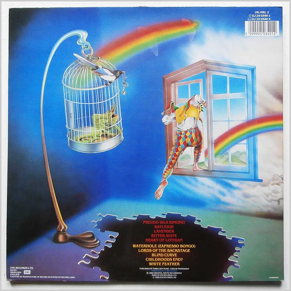 MISPLACED CHILDHOOD LP (VINYL) UK EMI 1985