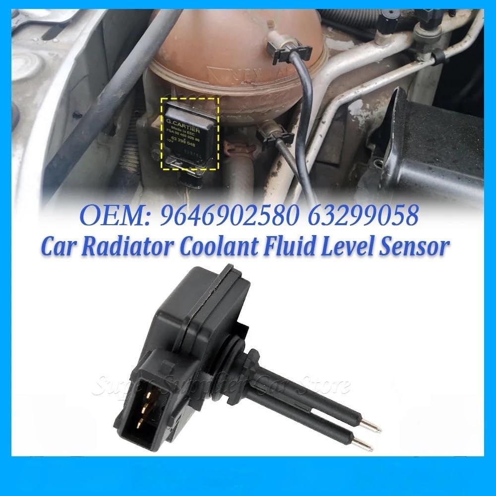 Sensor de nivel de aceite Sensor de nivel de líquido refrigerante del radiador 1306.C0 .F0 apto para 206 307 Partner apto para C4 C8 9646902580 63299058