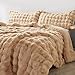 Byourbed Snowball Chunky Bunny - Coma Inducer® Oversized Queen Comforter - Holland Lop Tan