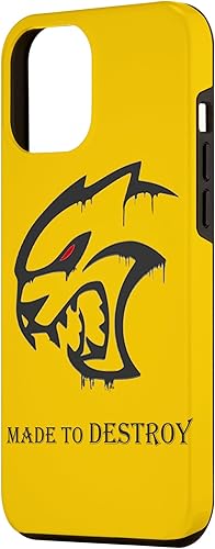 Miniatura 2 de iPhone 13 Pro Max Evil Cat Dodge - Funda hecha para destruir