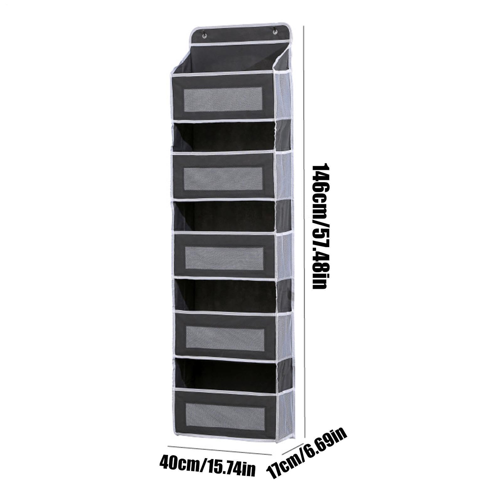 Organizador para colgar sobre la puerta, organizador de armario de gran | capacidad, de ahorro de espacio, parte trasera de la puerta para juguetes, pañales, toallitas, toallas, calcetines