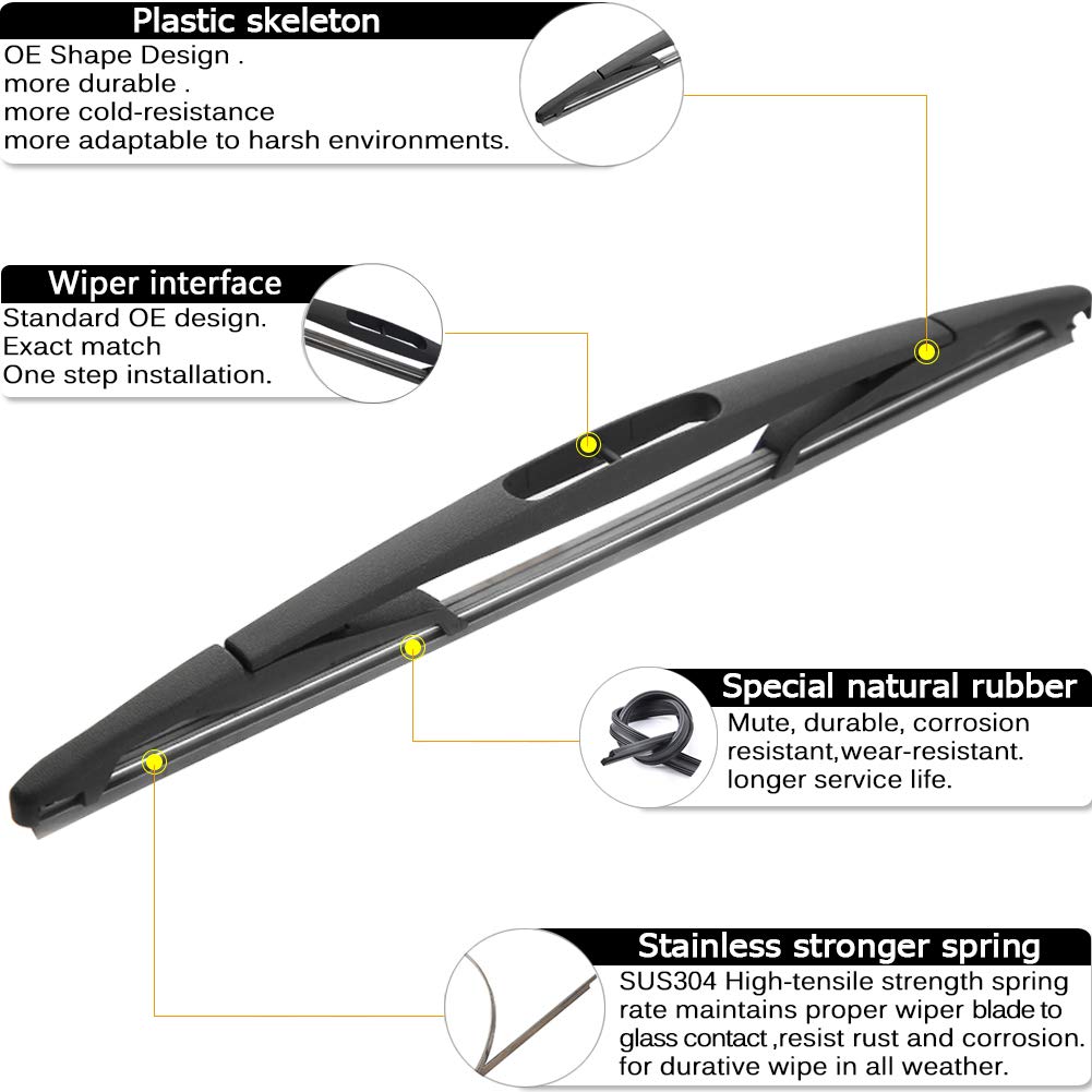 Wymiana wycieraczki tylnej szyby dla Cadillac Escalade, GMC Yukon, Chevy Tahoe Suburban,2007-2013 - Windshield Akcesoria do wycieraczek tylnych OEM 15277756