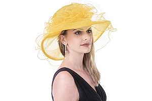 Women's Yellow Derby Hats for the 2022 Season